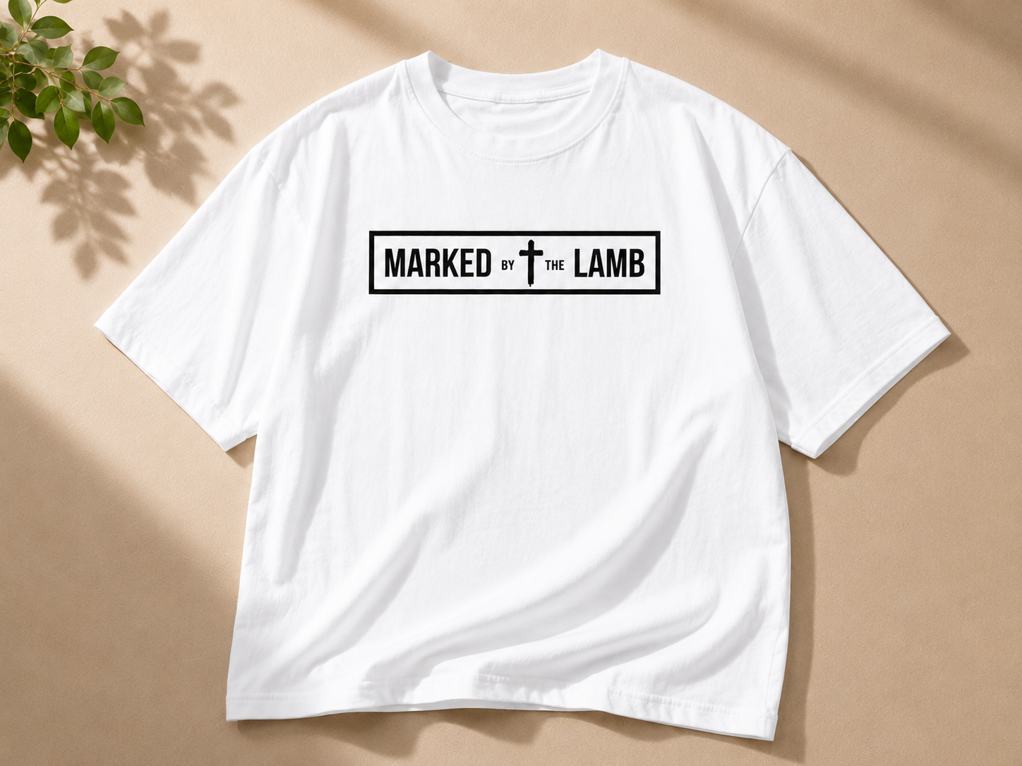 Black Boxed Logo Tee - Front
